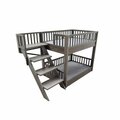 New Age Pet Aspen Bunk Bed, Antique White - Large EHBB404